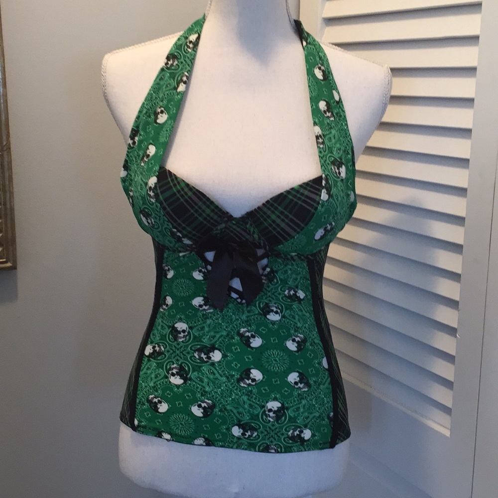 Skulls bustier corset       Halloween costume or sexy time!